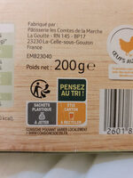 Financiers pur beurre aux amandes - Recycling instructions and/or packaging information - fr