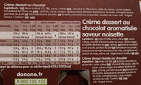Danette 3 chocolats - Sastojci - fr