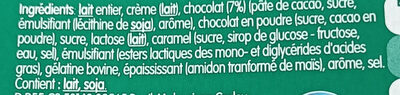 Danette mousse chocolat saveur noisette - Ingredients - fr
