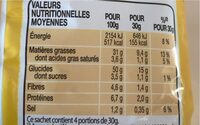 Lay's Max saveur moutarde pickles - Hranljiva vrednost - fr
