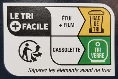 Petites Gambas et Risotto Verde pointe de Basilic - Recycling instructions and/or packaging information - fr