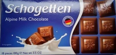 Schogetten alpine milk chocolate - Производ - sr