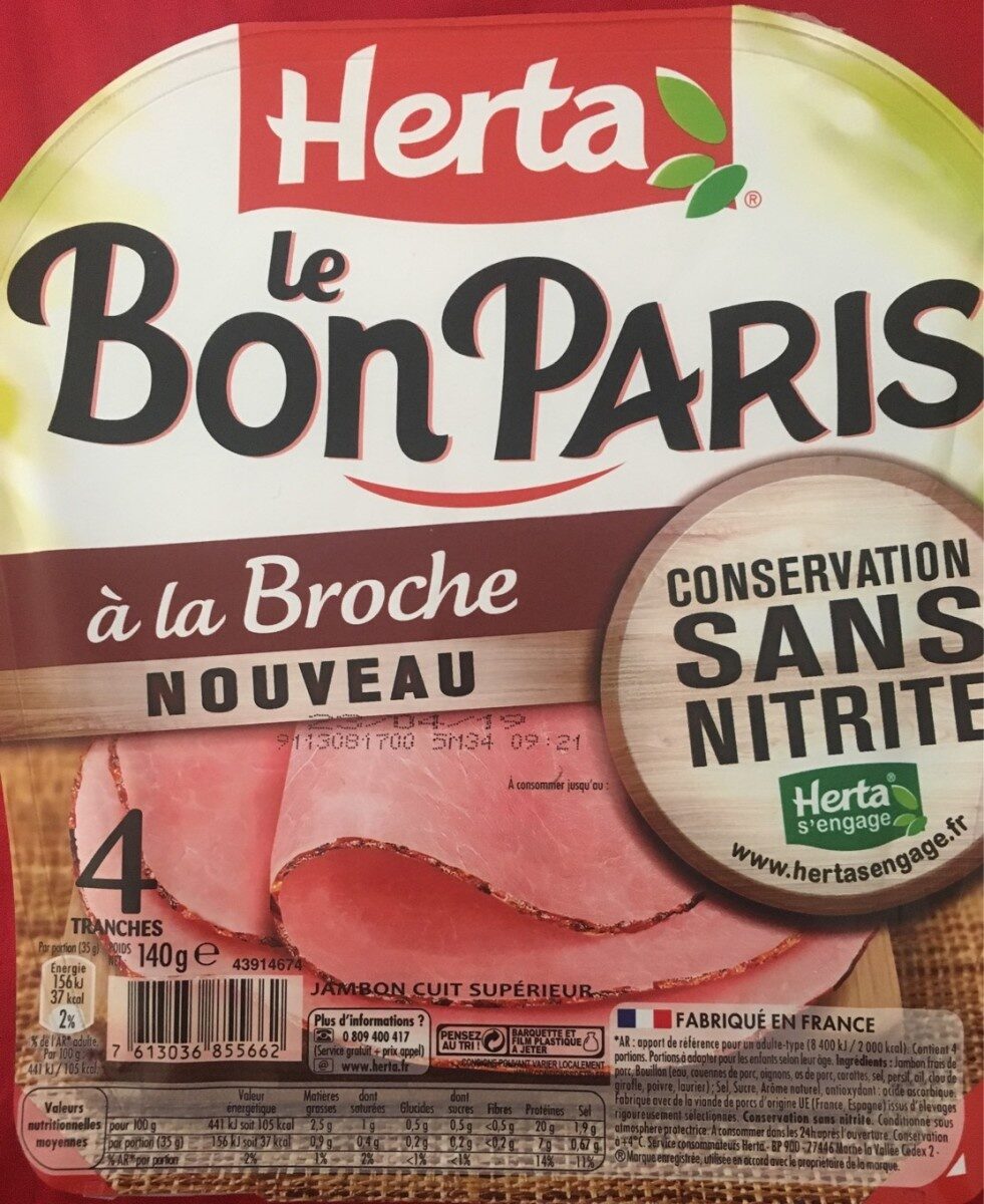 Le Bon Paris à la broche - Производ - fr