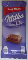 Milka Ciocolată cu lapte alpin - Производ - ro