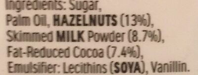 ® Hazelnut Spread with Cocoa - Sastojci - en