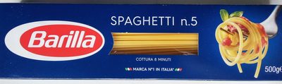 Barilla pates spaghetti n°5 500g - Производ - sr